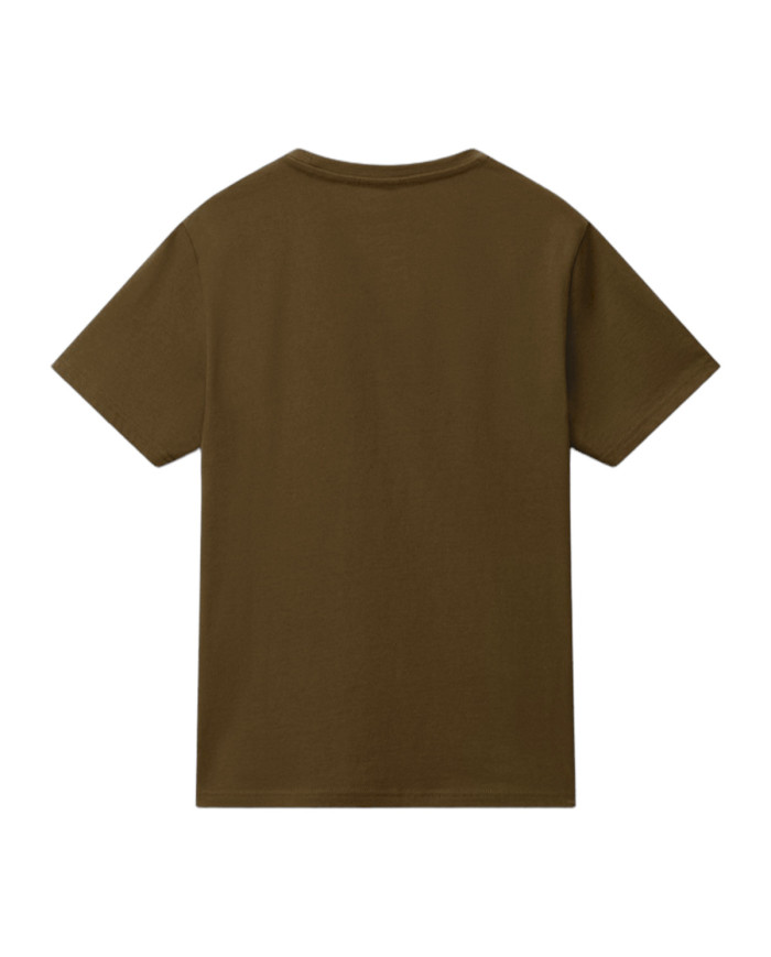 Koszulka męska Napapijri SALIS SS SUM DARK OLIVE NP0A4H8DG3A Zielona - Sklep online Mastersport