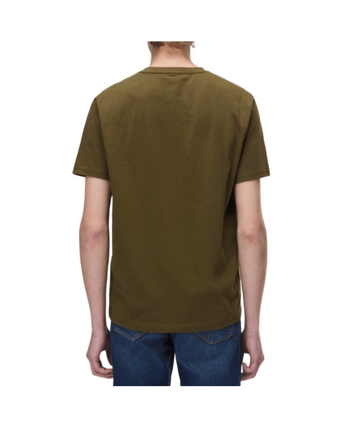 Koszulka męska Napapijri SALIS SS SUM DARK OLIVE NP0A4H8DG3A Zielona - Sklep online Mastersport