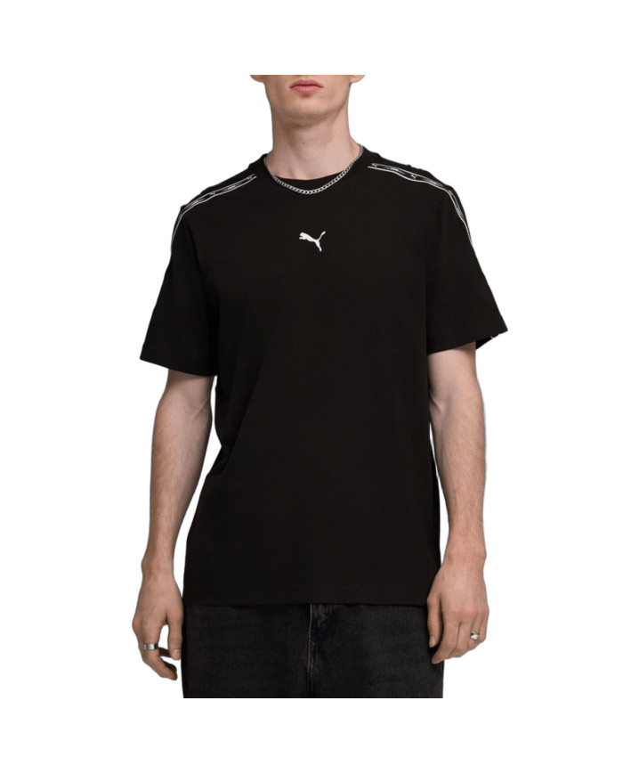 Koszulka męska Puma ESS TAPE TEE 69169301 Czerwona - Sklep online Mastersport