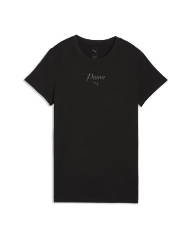 Koszulka damska Puma ESS SCRIPT TEE 69176001 Czarna - Sklep online Mastersport