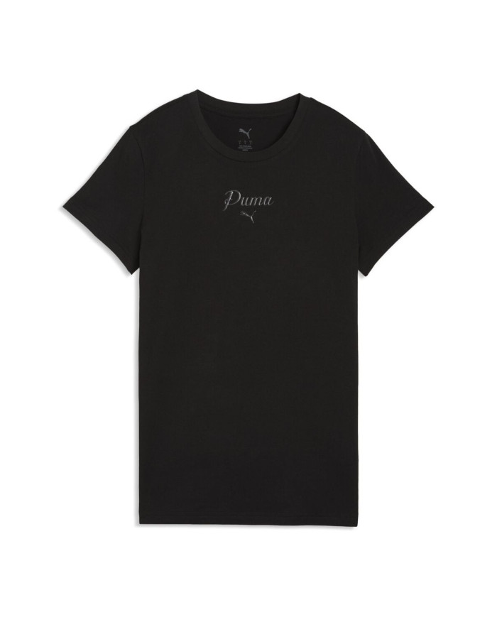 Koszulka damska Puma ESS SCRIPT TEE 69176001 Czarna - Sklep online Mastersport