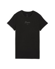 Koszulka damska Puma ESS SCRIPT TEE 69176001 Czarna - Sklep online Mastersport