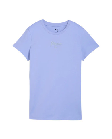 Koszulka damska Puma ESS SCRIPT TEE 69176060 Fioletowa - Sklep online Mastersport