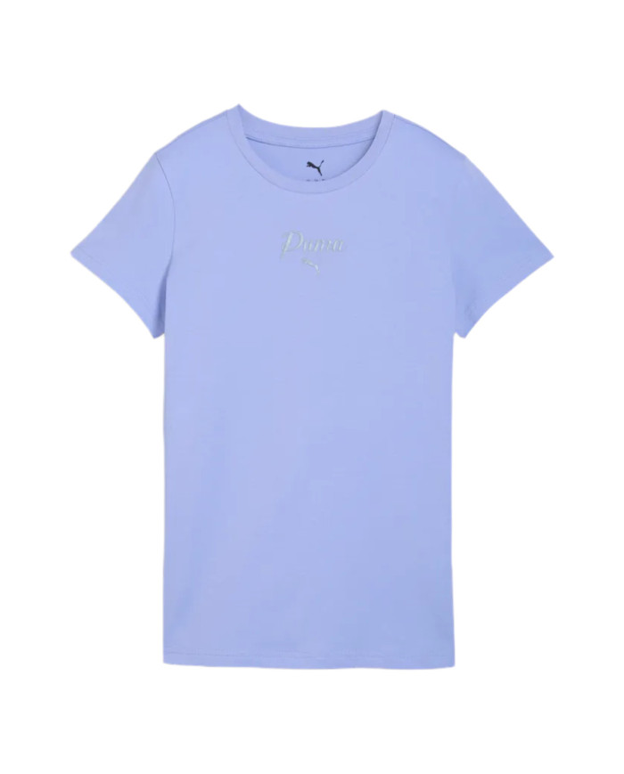 Koszulka damska Puma ESS SCRIPT TEE 69176060 Fioletowa - Sklep online Mastersport