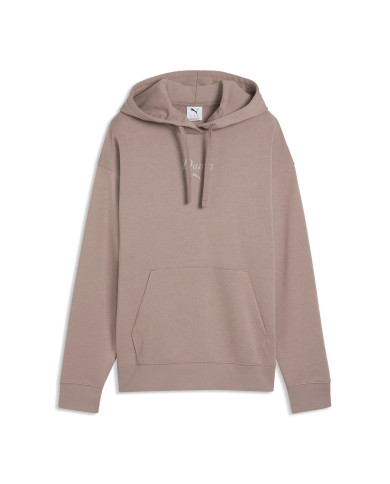 Bluza damska Puma ESS SCRIPT COMFORT HOODIE TR 69176188 Beżowa - Sklep online Mastersport