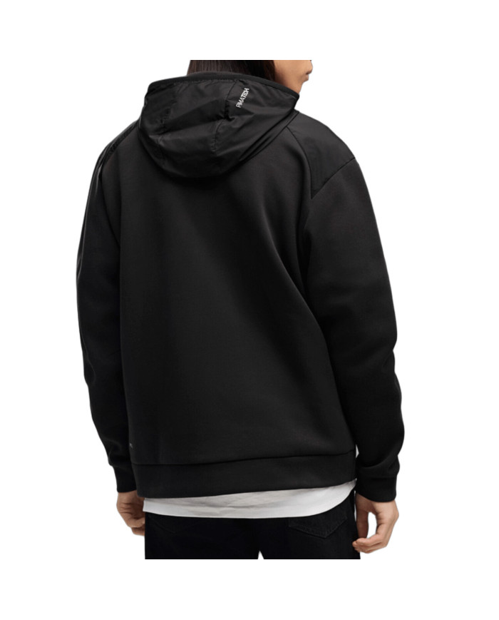 Bluza męska Puma PUMATECH MATERIAL MIX FULL ZIP HOODIE 69449001 Czarna - Sklep online Mastersport