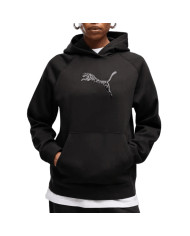 Bluza damska Puma ESS SEQUINS STANDARD HOODIE FL 69457701 Czarna - Sklep online Mastersport