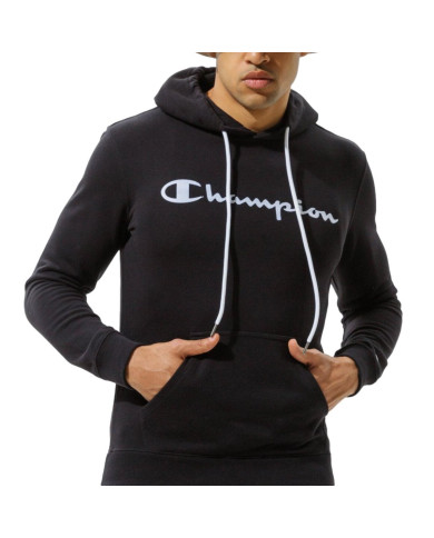 Bluza męska Champion HOODED SWEATSHIRT 214138KK001 Czarna - Sklep online Mastersport