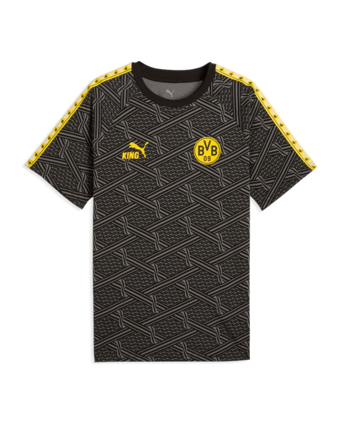 Koszulka męska Puma BVB KING TEE 78648707 Czarna - Sklep online Mastersport