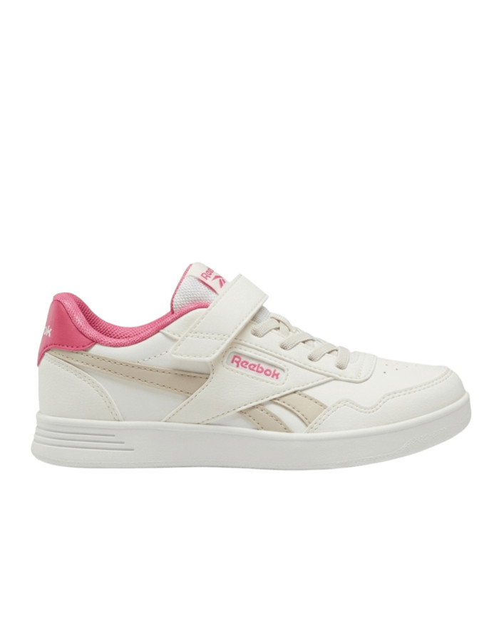Buty dziecięce Reebok COURT ADVANCE ELASTIC LACE 100268513 Białe - Sklep online Mastersport