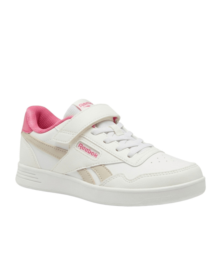 Buty dziecięce Reebok COURT ADVANCE ELASTIC LACE 100268513 Białe - Sklep online Mastersport