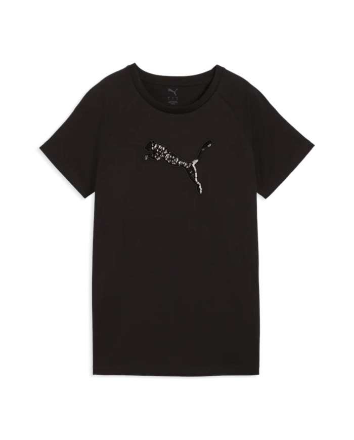 Koszulka damska Puma ESS SEQUINS TEE 69457601 Czarna - Sklep online Mastersport
