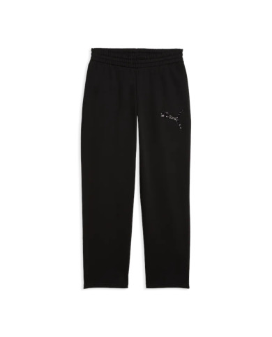 Spodnie damskie Puma ESS SEQUINS COMFORT PANTS FL 69457801 Czarne - Sklep online Mastersport