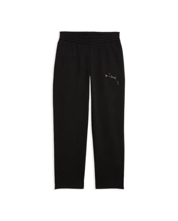 Spodnie damskie Puma ESS SEQUINS COMFORT PANTS FL 69457801 Czarne - Sklep online Mastersport