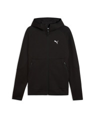 Bluza męska Puma PUMATECH SLIM ELEVATED FULL-ZIP 69395101 Czarna - Sklep online Mastersport