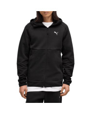 Bluza męska Puma PUMATECH SLIM ELEVATED FULL-ZIP 69395101 Czarna - Sklep online Mastersport