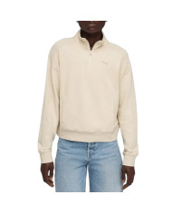 Bluza damska Puma CLASS RELAXED HALF-ZIP CREW 69187387 Beżowa - Sklep online Mastersport