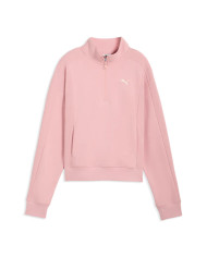 Bluza damska Puma CLASS RELAXED HALF-ZIP CREW 69187326 Różowa - Sklep online Mastersport