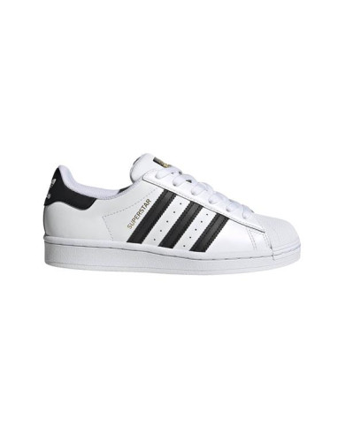 Buty dziecięce adidas Originals SUPERSTAR J FU7712 Białe - Sklep online Mastersport