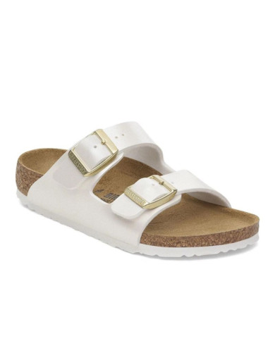 Klapki damskie Birkenstock ARIZONA KIDS BF REGULAR 1029446 Białe - Sklep online Mastersport