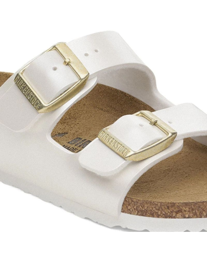 Klapki damskie Birkenstock ARIZONA KIDS BF REGULAR 1029446 Białe - Sklep online Mastersport