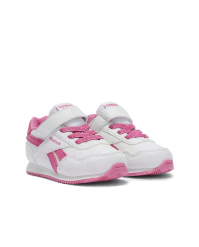 Buty dziecięce Reebok ROYAL JOG 3.0 ELASTIC & TOP STRAP 100209452 Białe - Sklep online Mastersport