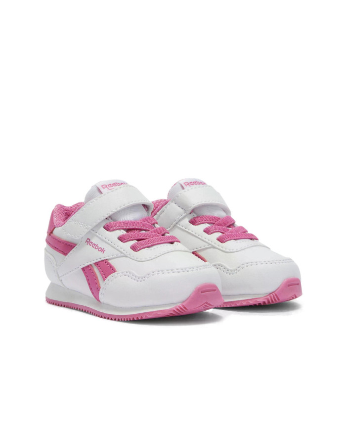 Buty dziecięce Reebok ROYAL JOG 3.0 ELASTIC & TOP STRAP 100209452 Białe - Sklep online Mastersport