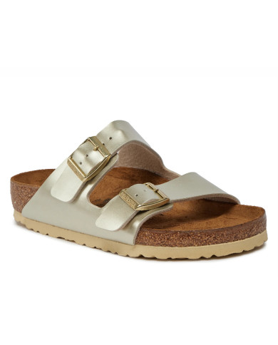 Klapki damskie Birkenstock ARIZONA KIDS BF REGULAR 1014840 Złote - Sklep online Mastersport