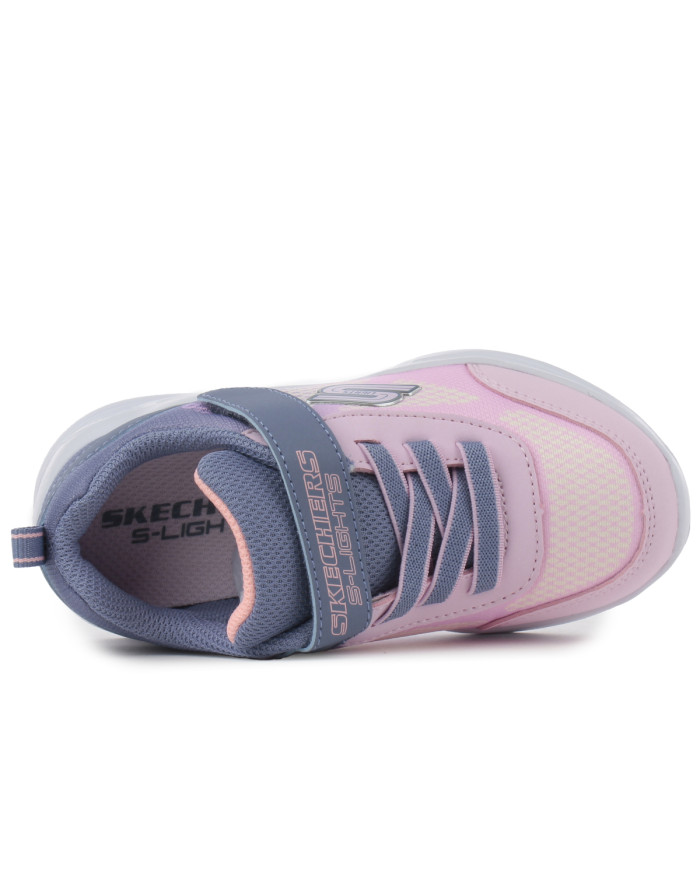 Buty dziecięce Skechers SKECHERS SOLA GLOW OMBRE DELUXE 303714NGYLP Różowe - Sklep online Mastersport