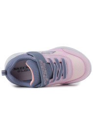 Buty dziecięce Skechers SKECHERS SOLA GLOW OMBRE DELUXE 303714NGYLP Różowe - Sklep online Mastersport