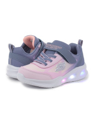 Buty dziecięce Skechers SKECHERS SOLA GLOW OMBRE DELUXE 303714NGYLP Różowe - Sklep online Mastersport