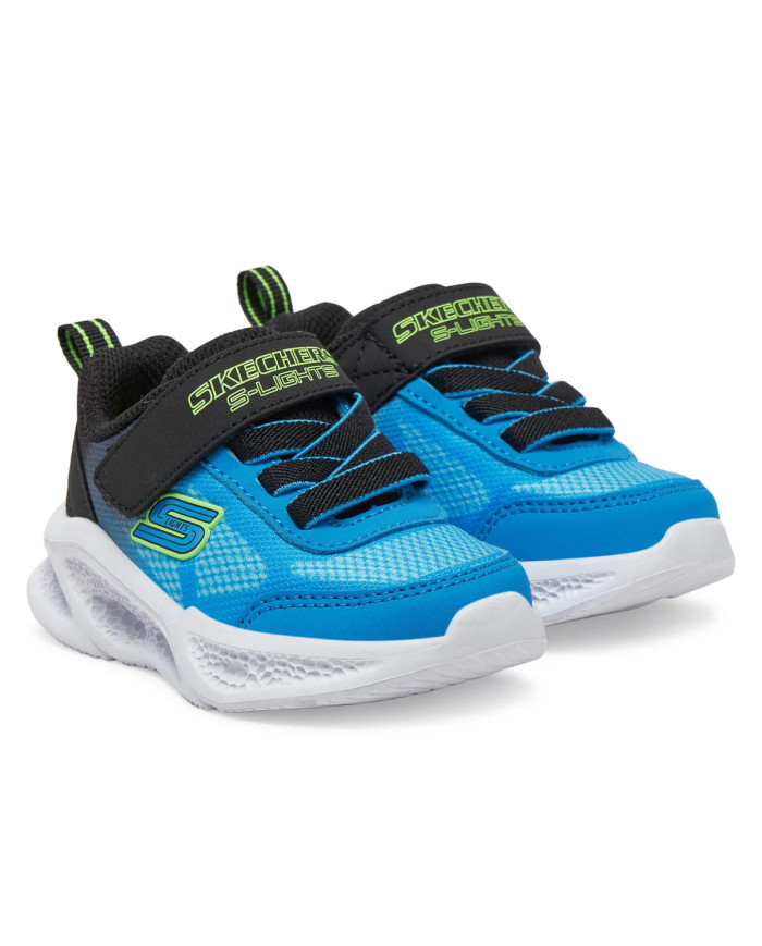 Buty dziecięce Skechers SKECHERS METEOR-LIGHTS KRENDOX 401495NBKBL Niebieskie - Sklep online Mastersport