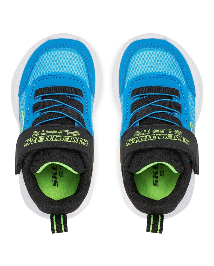 Buty dziecięce Skechers SKECHERS METEOR-LIGHTS KRENDOX 401495NBKBL Niebieskie - Sklep online Mastersport