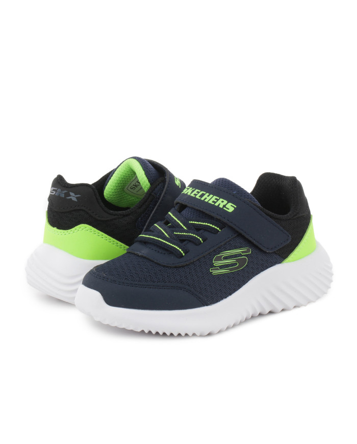 Buty dziecięce Skechers BOUNDER TREZIC 403908NNVLM Niebieskie - Sklep online Mastersport