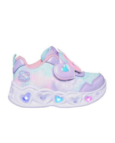 Buty dziecięce Skechers HEART LIGHTS LOVIN REFLECTION 302693NLVLP Fioletowe - Sklep online Mastersport