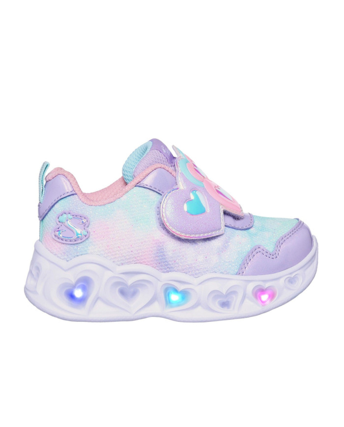 Buty dziecięce Skechers HEART LIGHTS LOVIN REFLECTION 302693NLVLP Fioletowe - Sklep online Mastersport