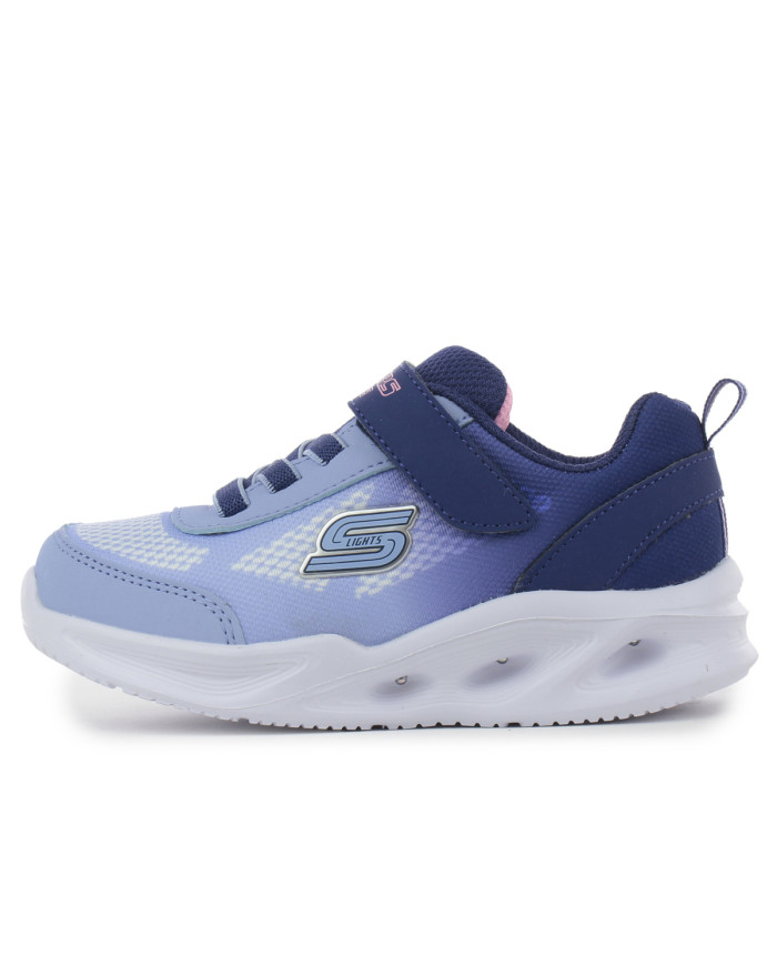 Buty Skechers SKECHERS SOLA GLOW OMBRE DELUXE 303714NNVLB Niebieskie - Sklep online Mastersport