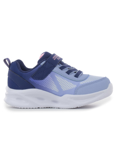 Buty Skechers SKECHERS SOLA GLOW OMBRE DELUXE 303714NNVLB Niebieskie - Sklep online Mastersport