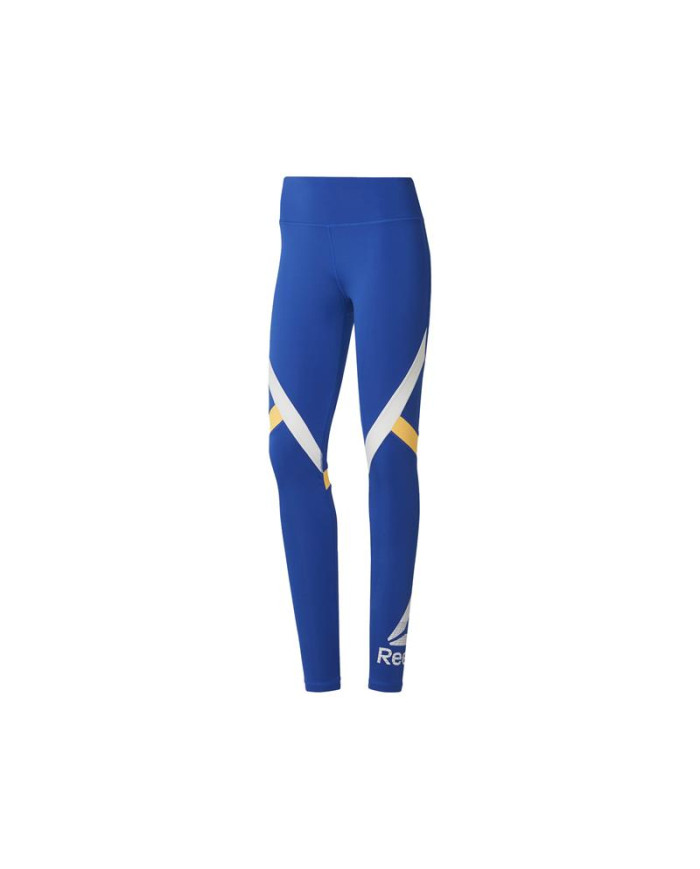 Spodnie damskie Reebok WOR BIG DELTA TIGHT DU4722 Niebieskie - Sklep online Mastersport