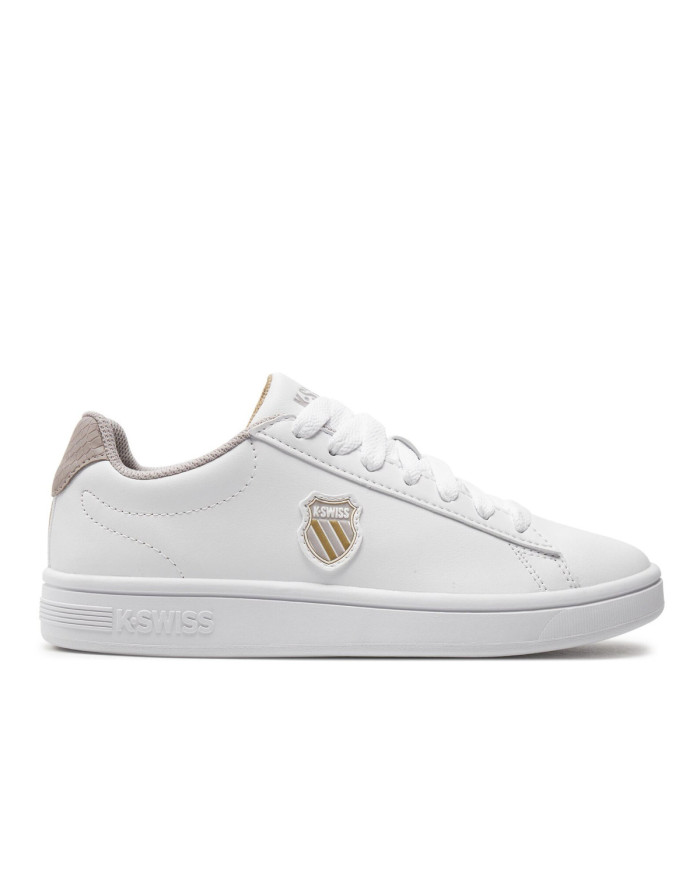 Buty damskie K-Swiss COURT SHIELD 96599-181-M Białe - Sklep online Mastersport