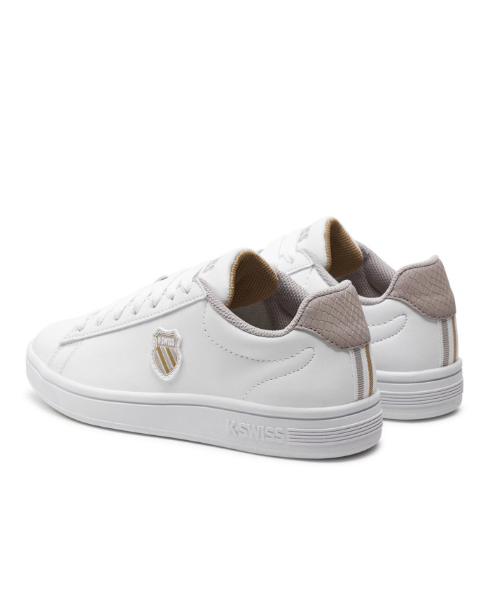 Buty damskie K-Swiss COURT SHIELD 96599-181-M Białe - Sklep online Mastersport