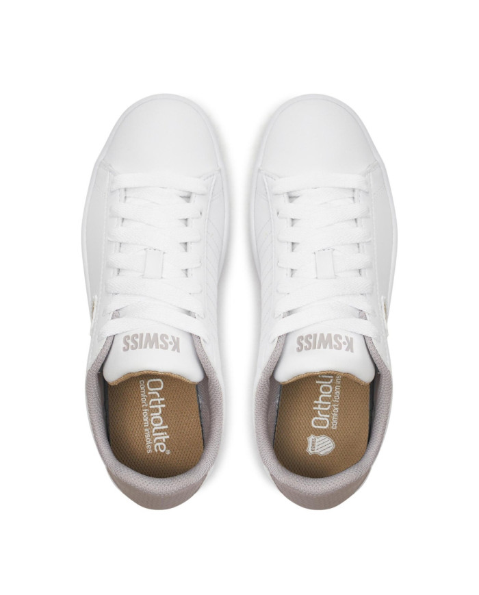Buty damskie K-Swiss COURT SHIELD 96599-181-M Białe - Sklep online Mastersport