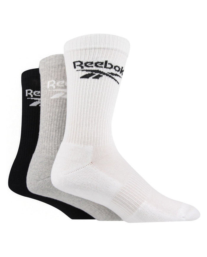 Skarpetki męskie Reebok CREW SOCKS 3PP R04523 Wielokolorowe - Sklep online Mastersport