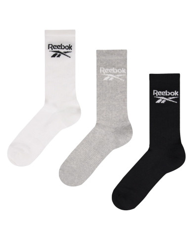 Skarpetki męskie Reebok CREW SOCKS 3PP R04523 Wielokolorowe - Sklep online Mastersport