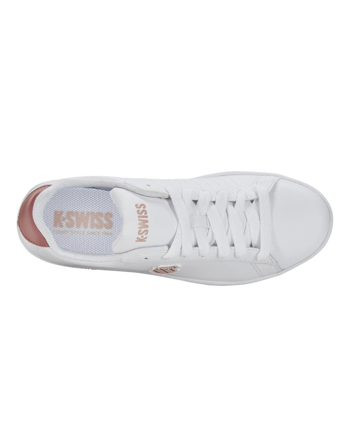 Buty damskie K-Swiss COURT SHIELD 96599-169-M Białe - Sklep online Mastersport