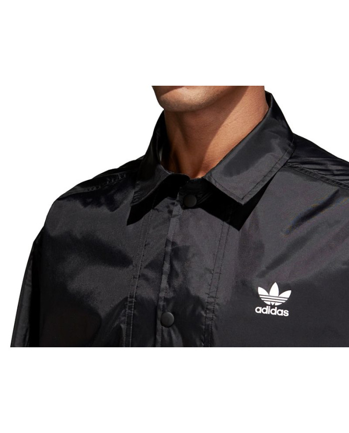 Kurtka męska adidas Originals TREF COACH-JKT CW1313 Czarna - Sklep online Mastersport