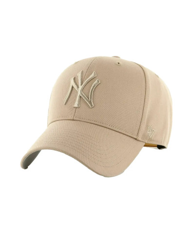 Czapka 47 Brand MLB New York Yankees Raised Basic 47 MVP B-RAC17CTP-KHA Beżowa - Sklep online Mastersport