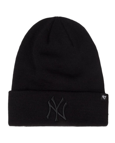 Czapka 47 Brand MLB NEW YORK YANKEES RAISED 47 CUFF NKIT B-RKN17ACE-BKD Czarna - Sklep online Mastersport