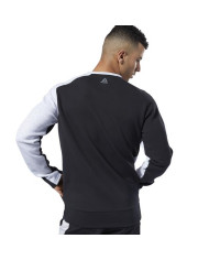 Bluza męska Reebok OST BLOCKED CREW NECK EC0991 Czarna - Sklep online Mastersport