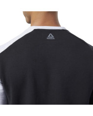 Bluza męska Reebok OST BLOCKED CREW NECK EC0991 Czarna - Sklep online Mastersport